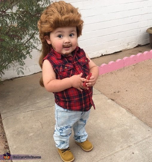 Joe Dirt Toddler Costume Costume...these are the BEST Homemade Halloween Costume Ideas for Babies & Kids!