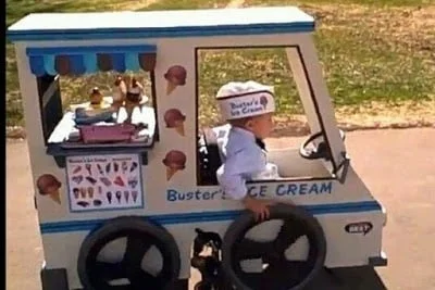 Ice Cream Man Kid Costume